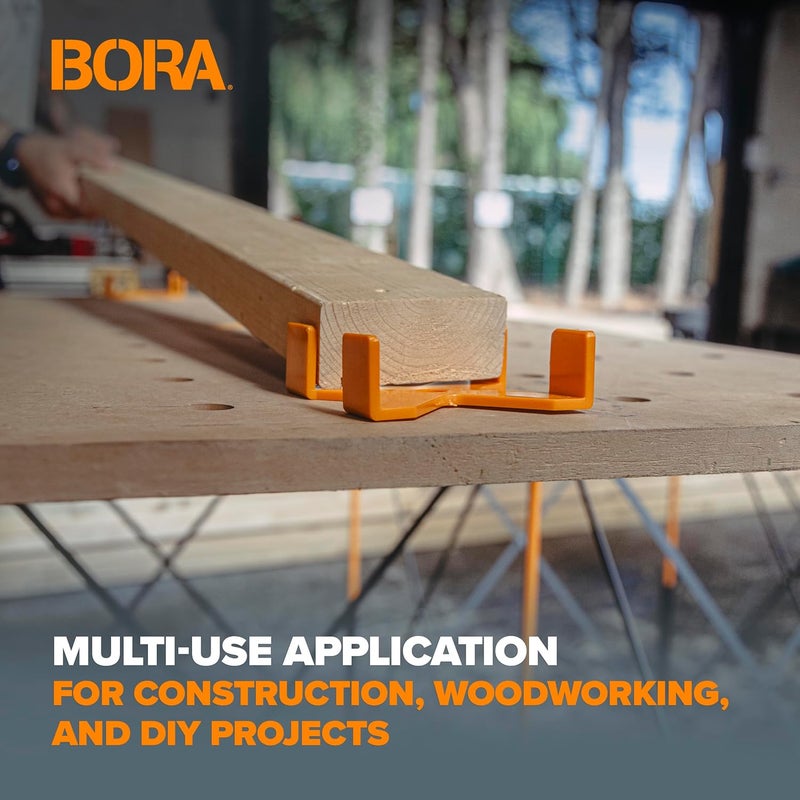 BORA Centipede 2x4 Support Bracket 4-Piece Set for Centipede Workstands, CA0204 - Image 5